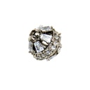 Antique Silver Plating Fancy Kundan Ball