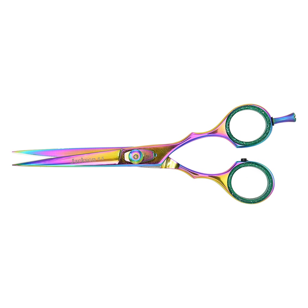 JACKSON Barber Scissors With Removable Finger Rest