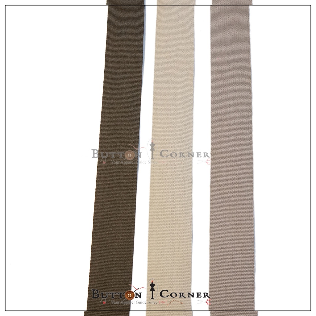 Plain Grass Grain Tapes 1 Inch
