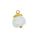 Fancy Marble Glitter Beads Hanging Button