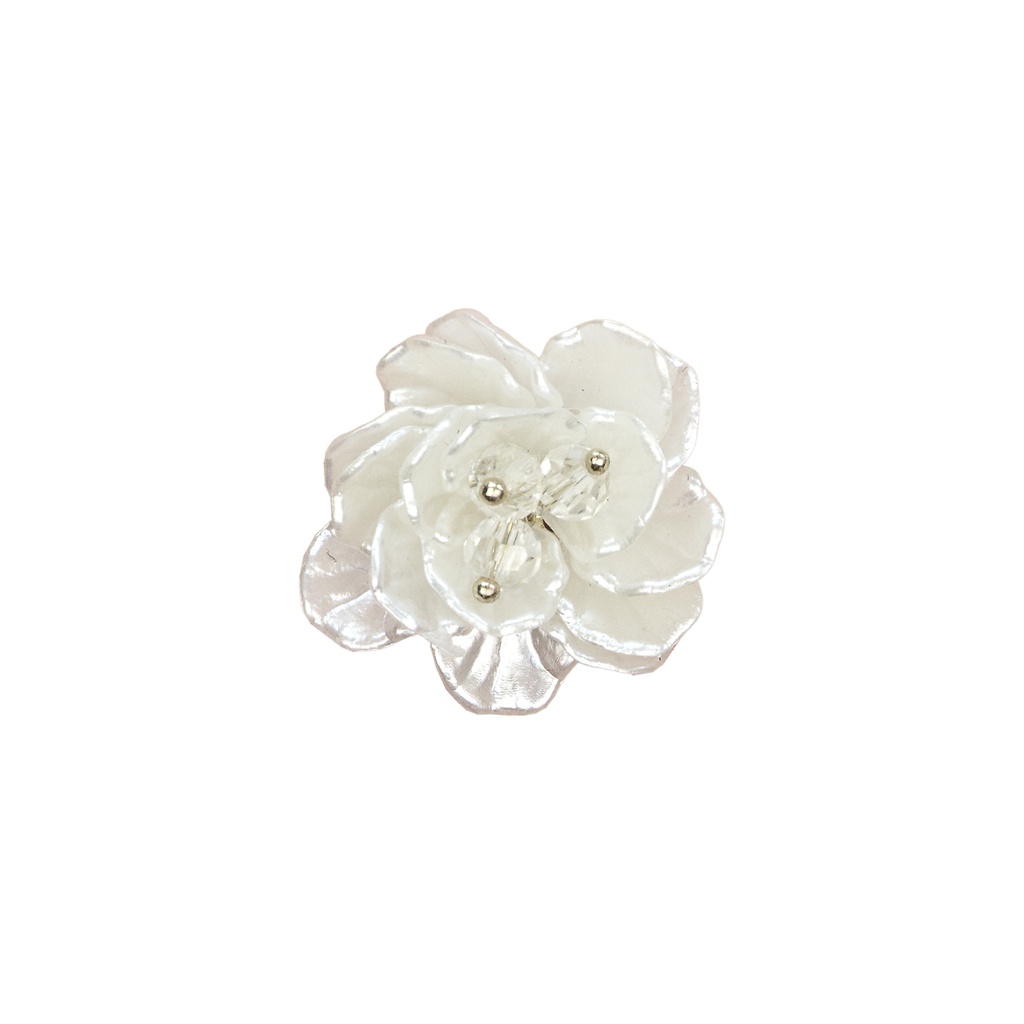 Rhinestone Appliqué Crystal Flower