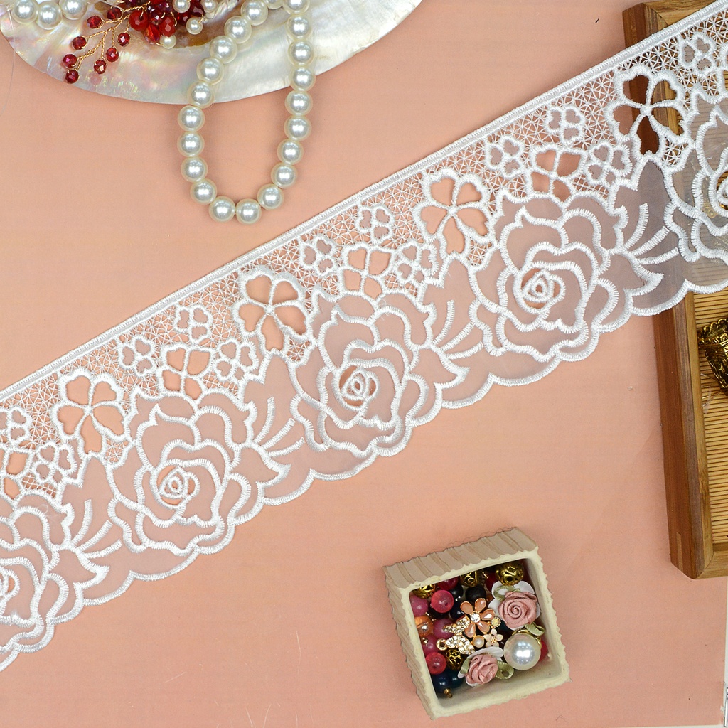 One Side Border Organza Lace