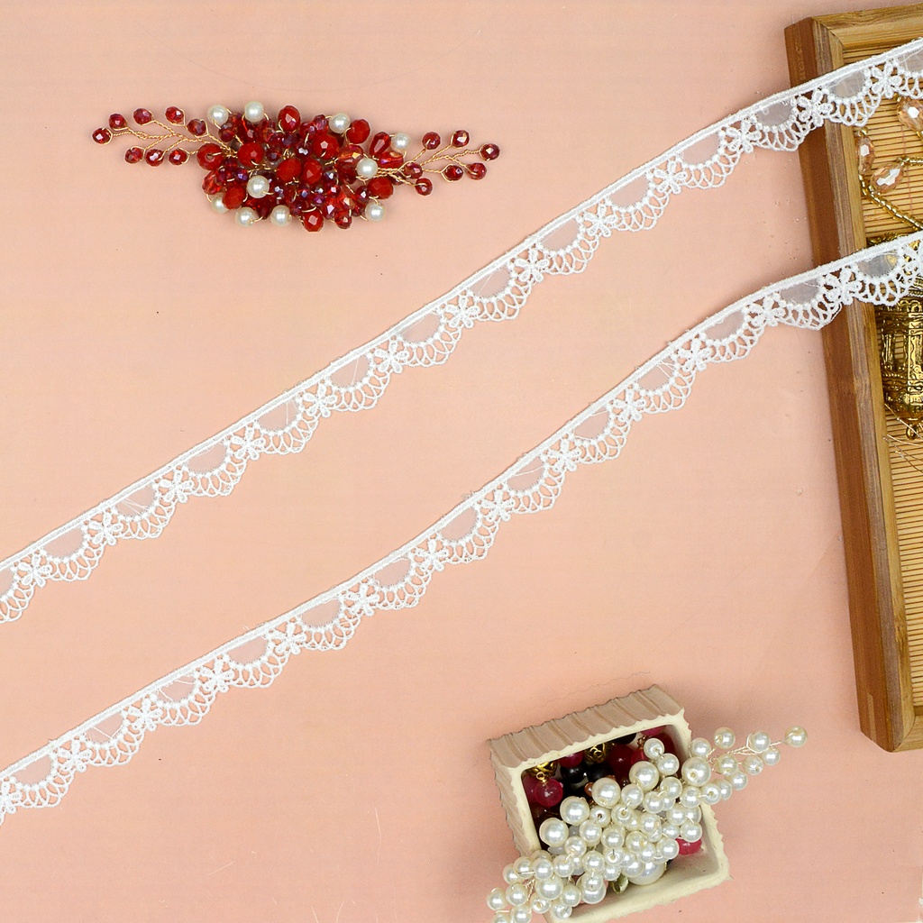 One Side Border Organza Lace