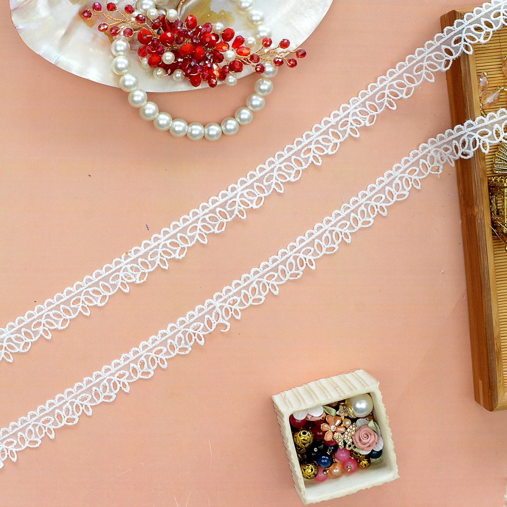 One Side Border Organza Lace