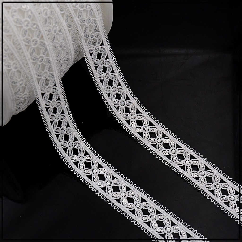Shuttle Sequence Lace