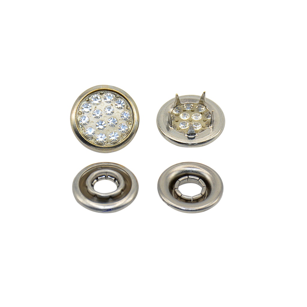 Swarovski 1781 4 Part Décor Button