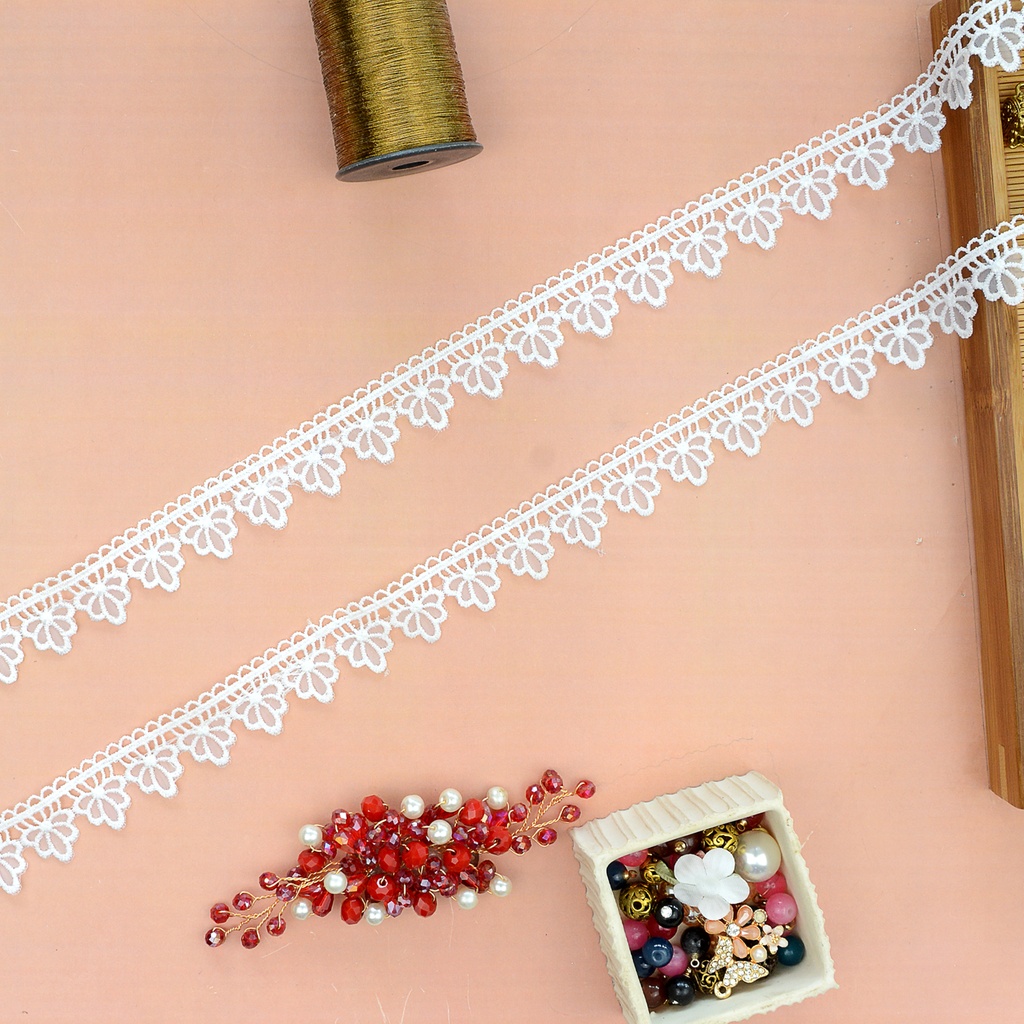 One Side Border Organza Lace