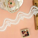 Applique Shuttle Lace Scallop Border