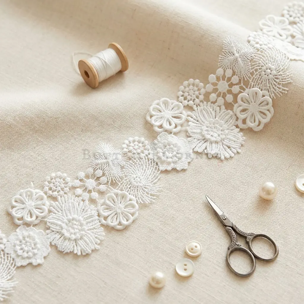 Applique Shuttle Lace