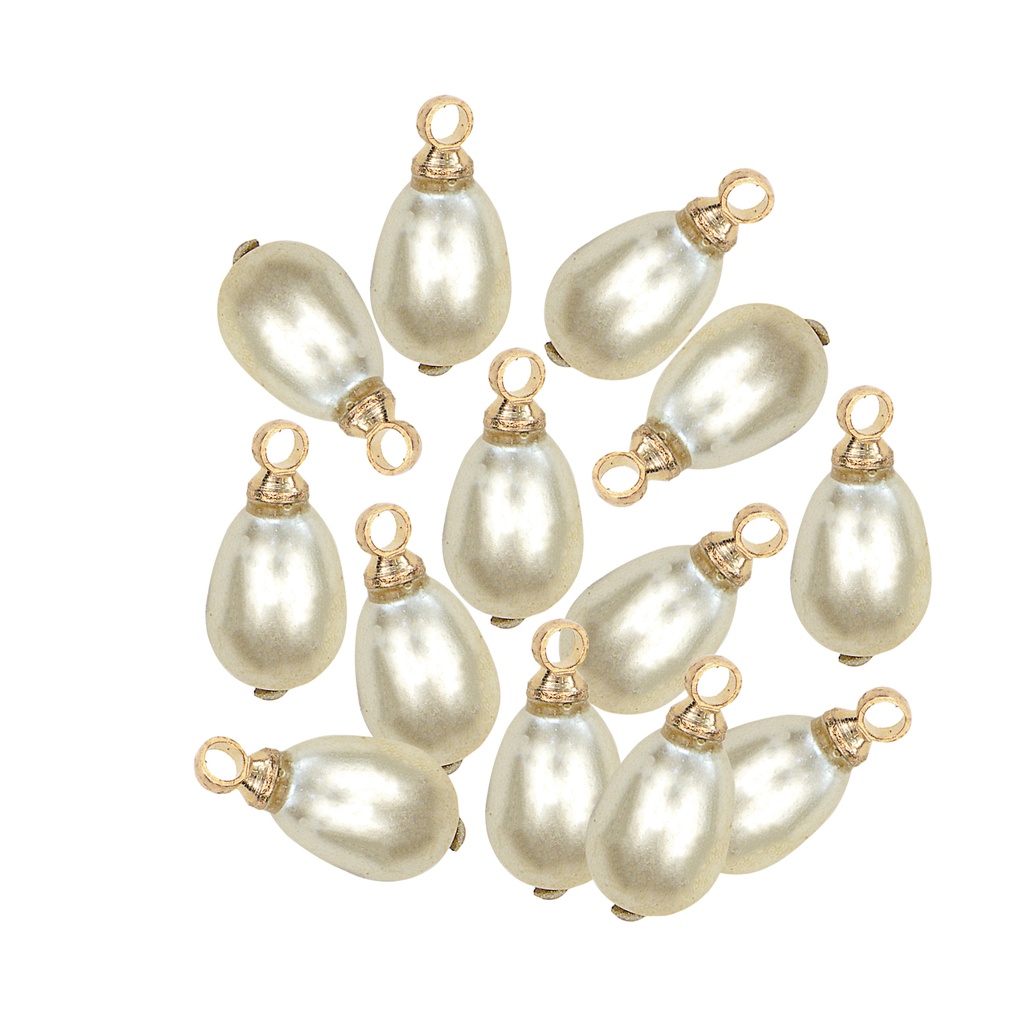 Drop Shape Pearl Hanging Button