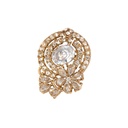 Gold Base Fancy Kundan Button