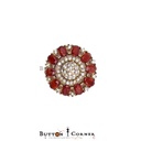 Gold Base Fancy Kundan Button