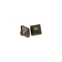 Pyramid Shape Doted Shank Button