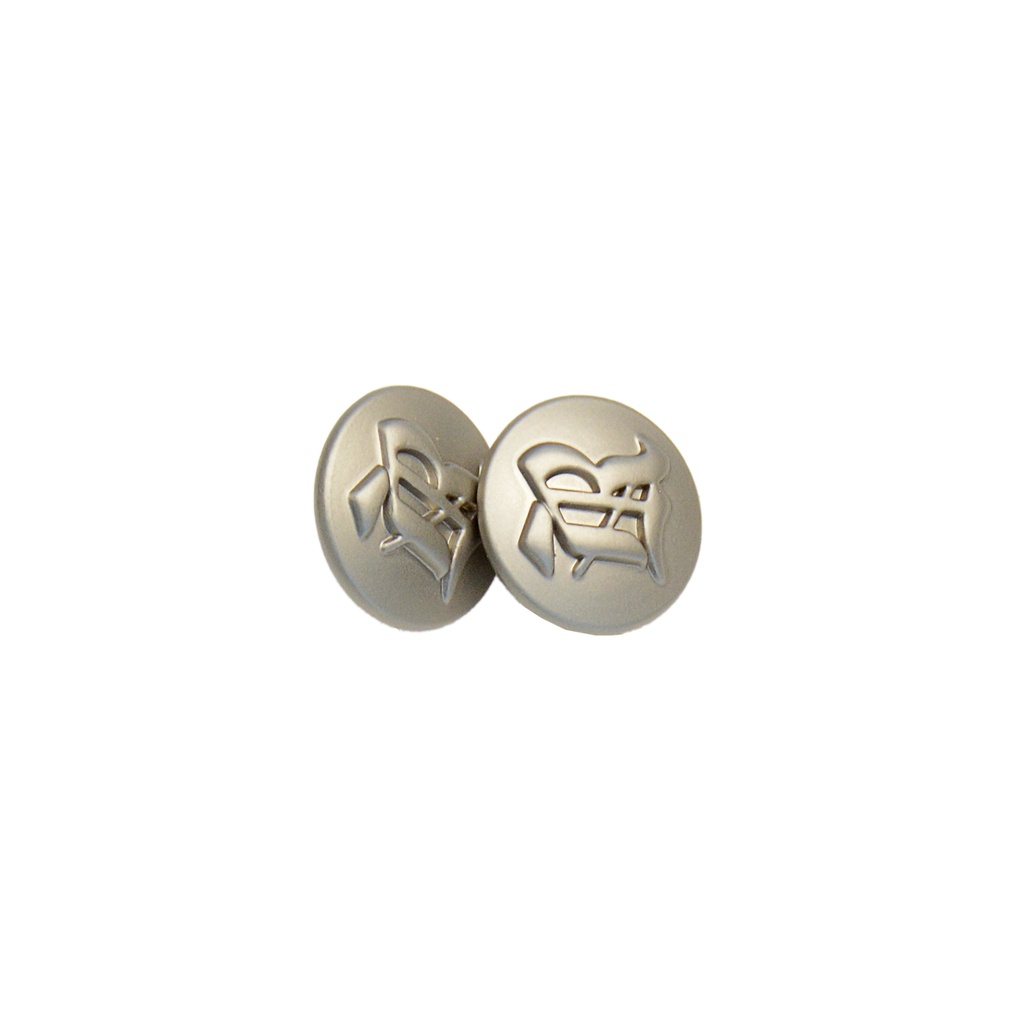 Rice Owls Logo Metal Shirt Button