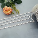 Rhinestone & Pearl Fancy Chain