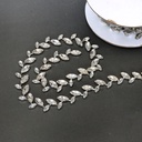 Horse Eye Shape Rhinestone Fancy Chain