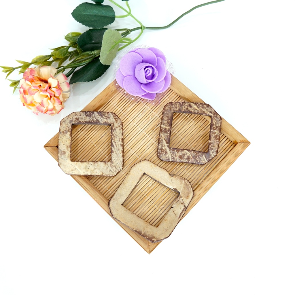 Square Coconut Shell Slide Buckle