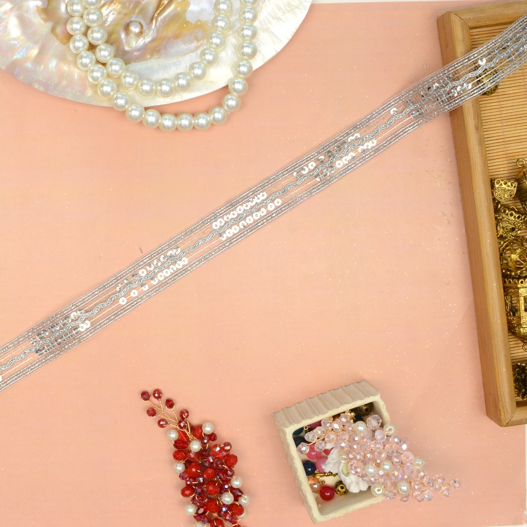 Fancy Sequence Gota Lace