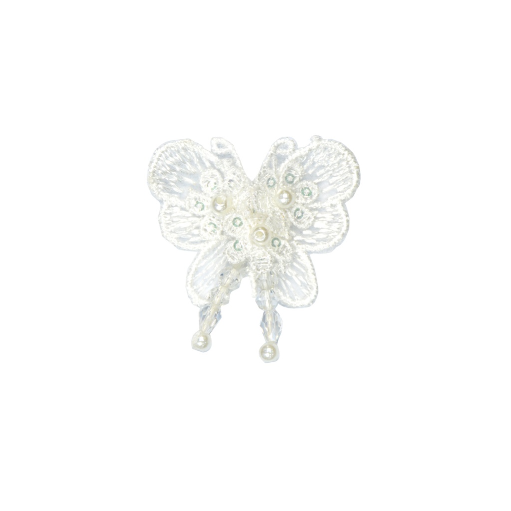 3D Organza Butterfly With Pearl