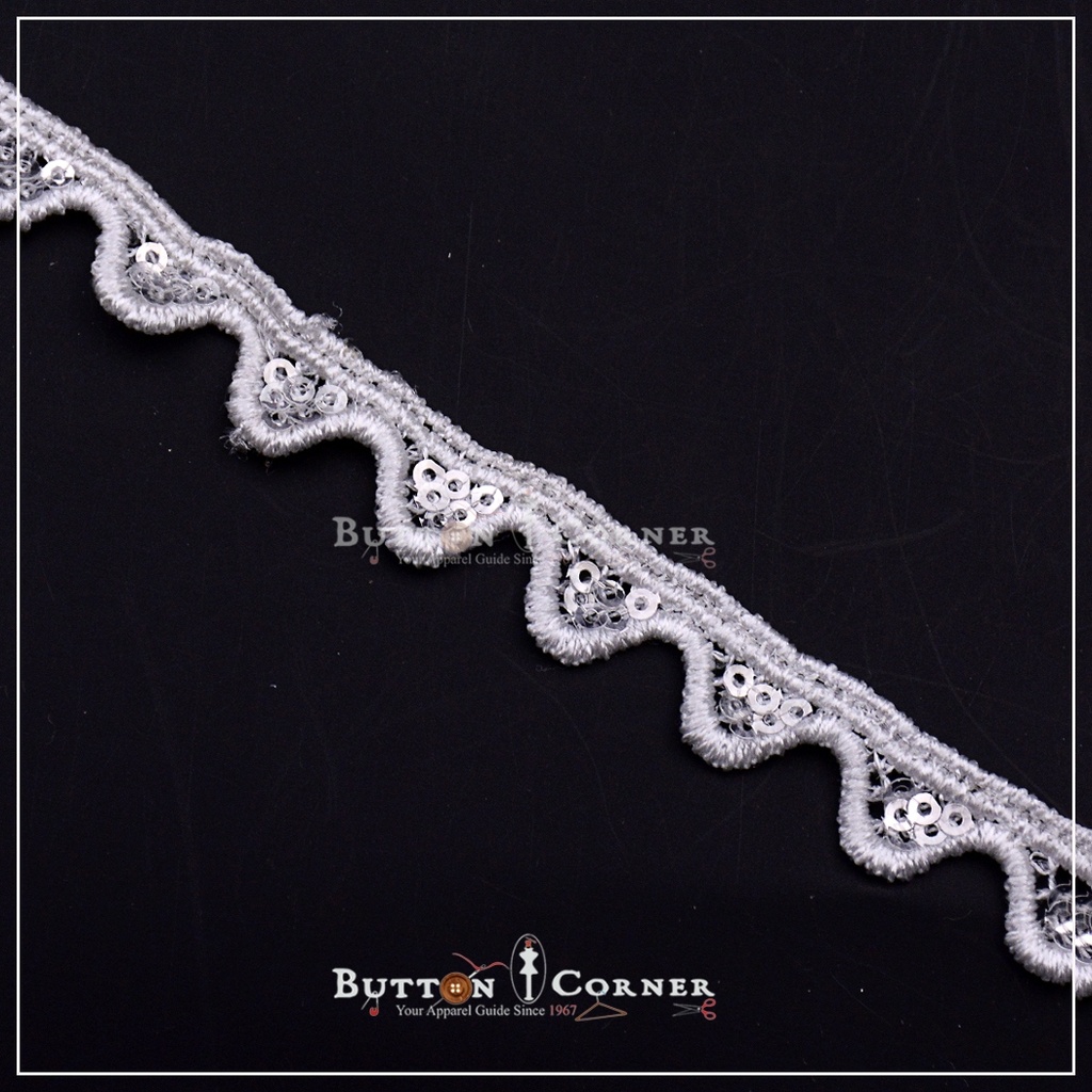 Shuttle Sequence Lace