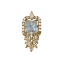 Gold Base Fancy Kundan Button