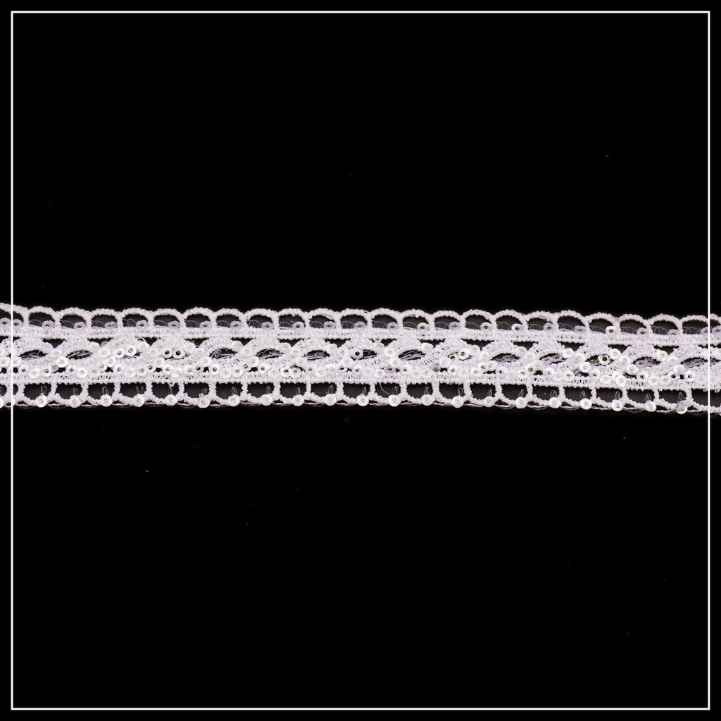 Shuttle Sequence Lace