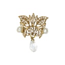 Butterfly Shape Fancy Kundan Button