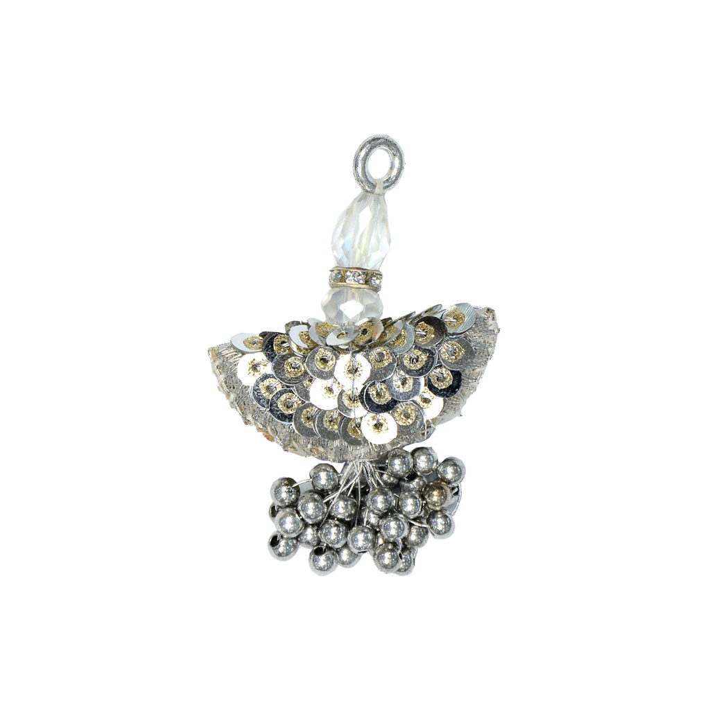 Fancy Sequence Pearl & Crystal Tassel