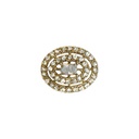 Gold Base Fancy Kundan Button