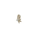 Gold Base Fancy Kundan Button