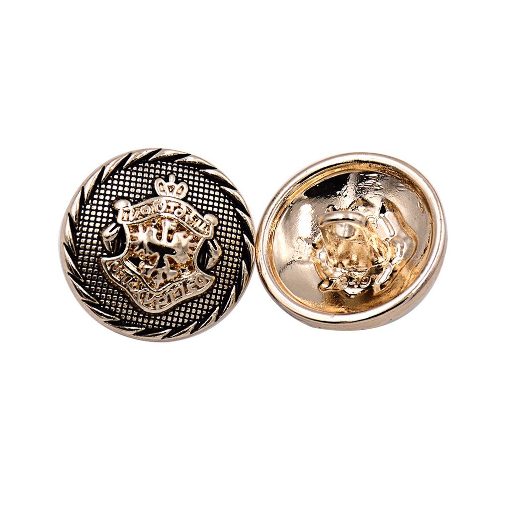 Large Crown Metal Suiting Buttons