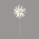 Sunflower Shape With Pearl Lapel Pin