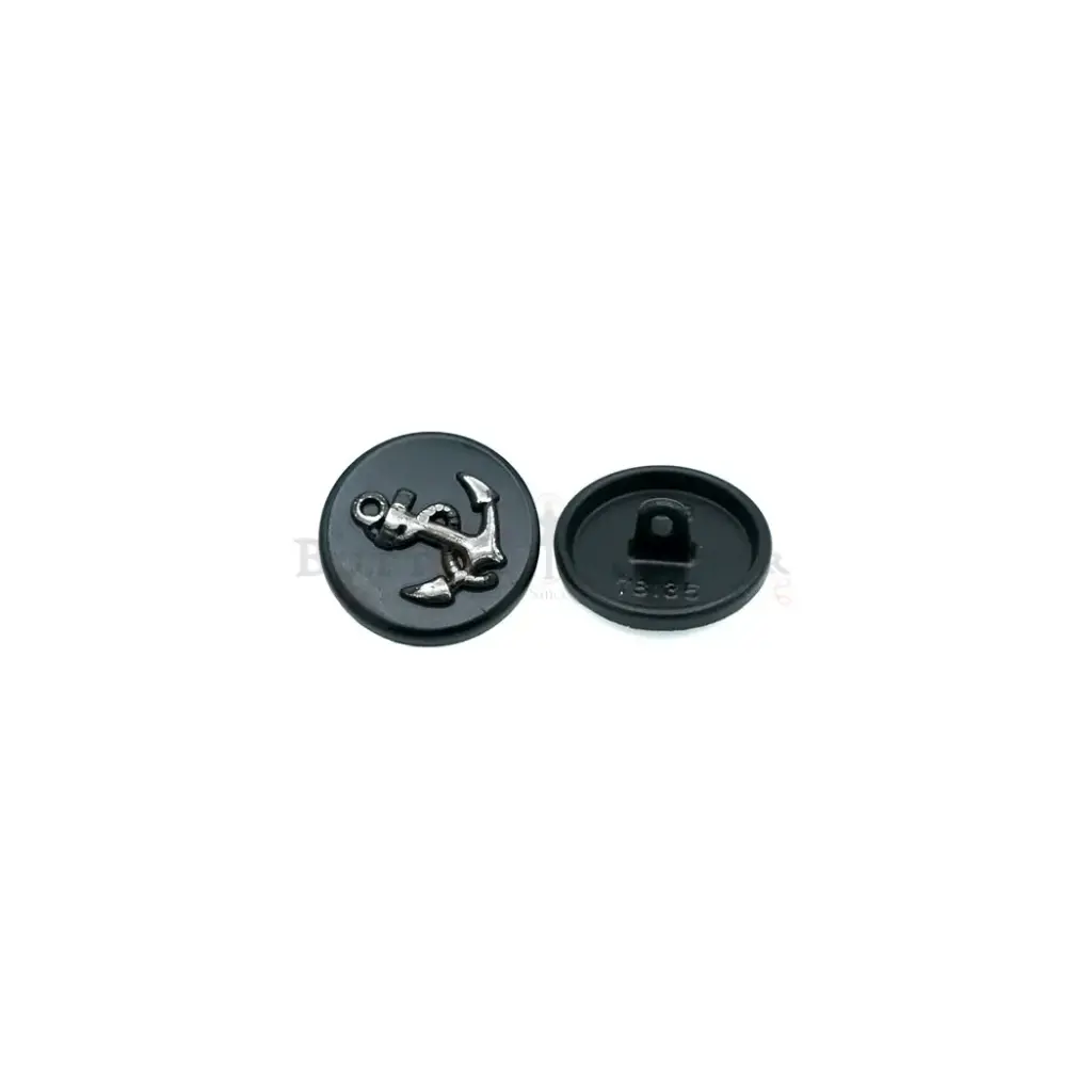 Pent Coat Anchor Metal Suiting Button