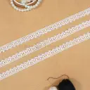 One Side Border Shuttle Lace
