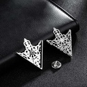 Chic Hollow Triangle Brooch Pin