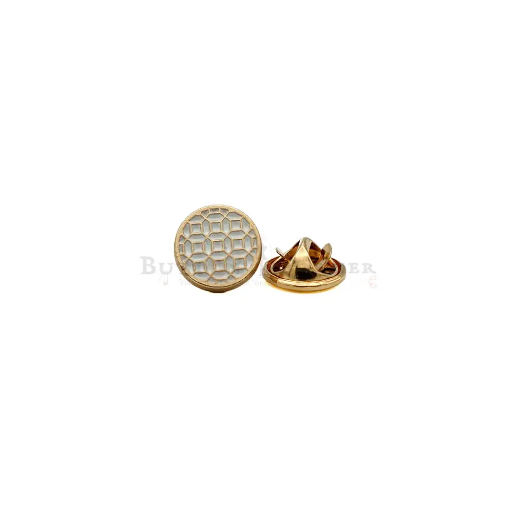 Abstract Shape Round Lapel Pin