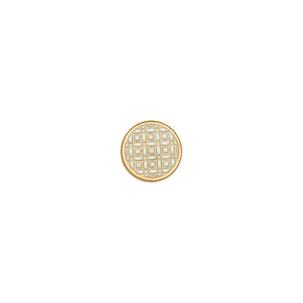 Abstract Shape Round Lapel Pin