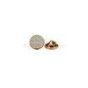 Abstract Shape Round Lapel Pin