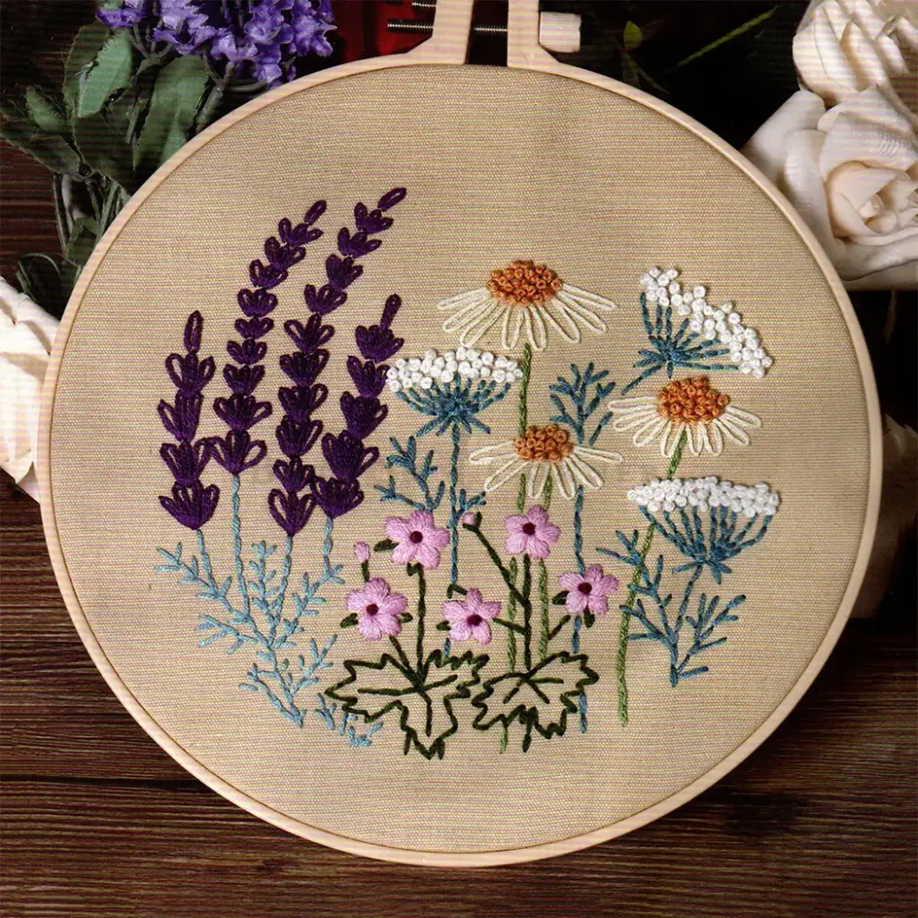 Floral Scent Hand Embroidery Kit