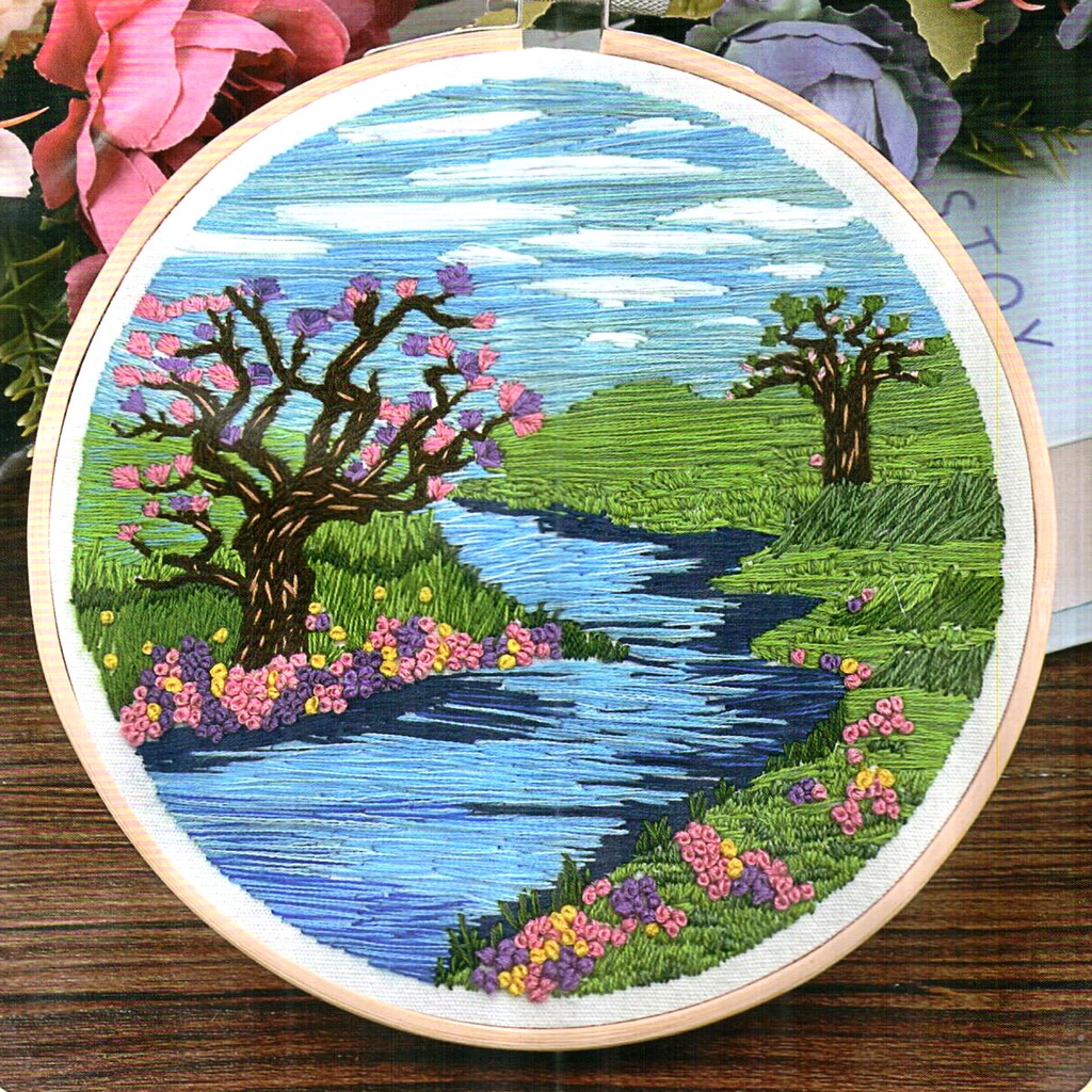Lake & Sky Embroidery Kit