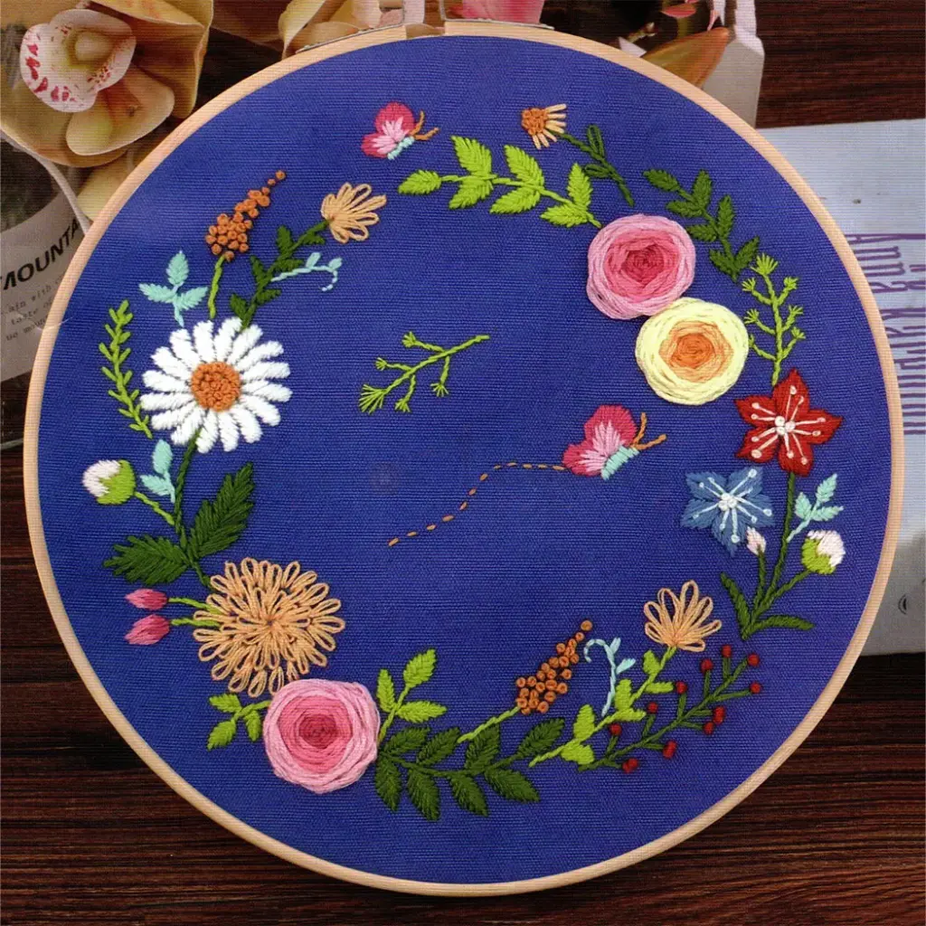 Botanical Garden Embroidery Kit