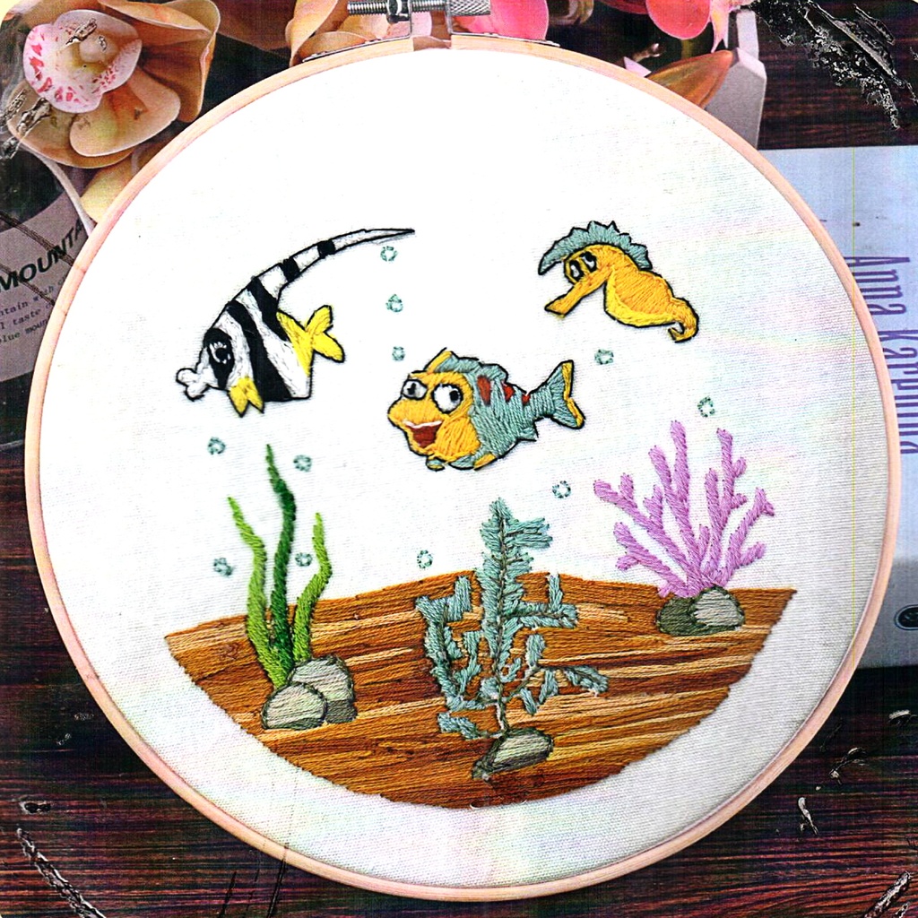 Undersea World II Embroidery Kit