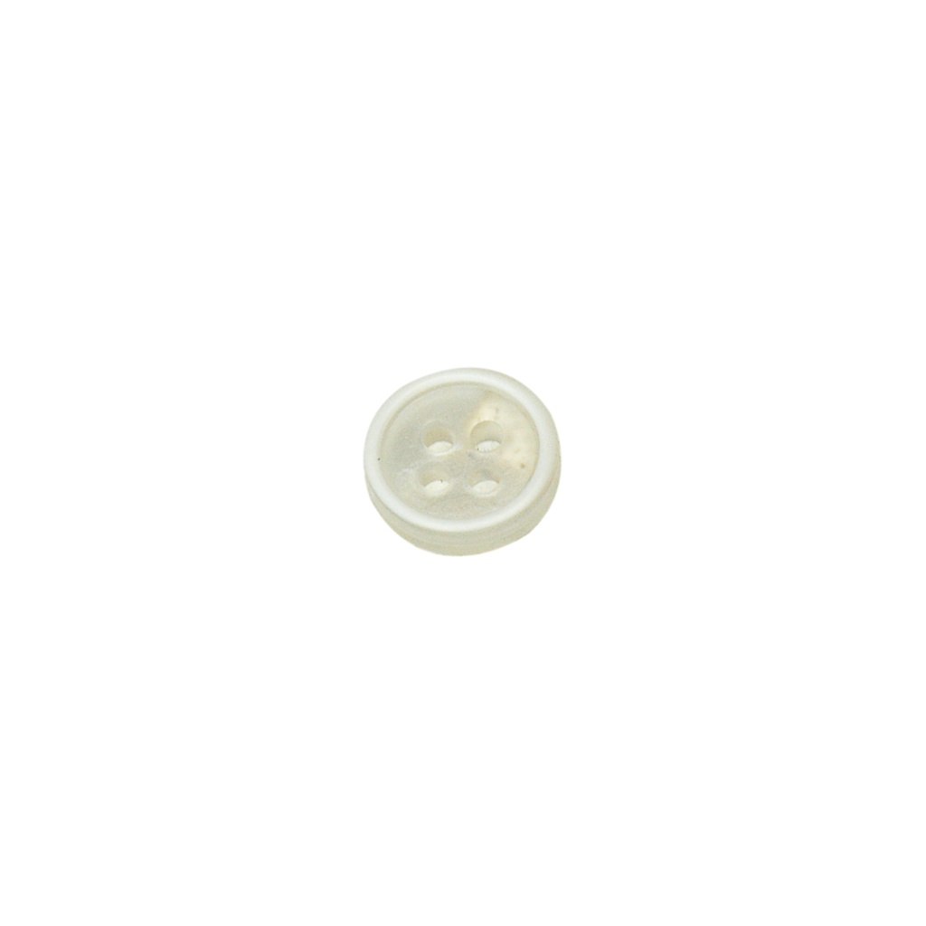 Border Outline 4 Hole Shirt Button