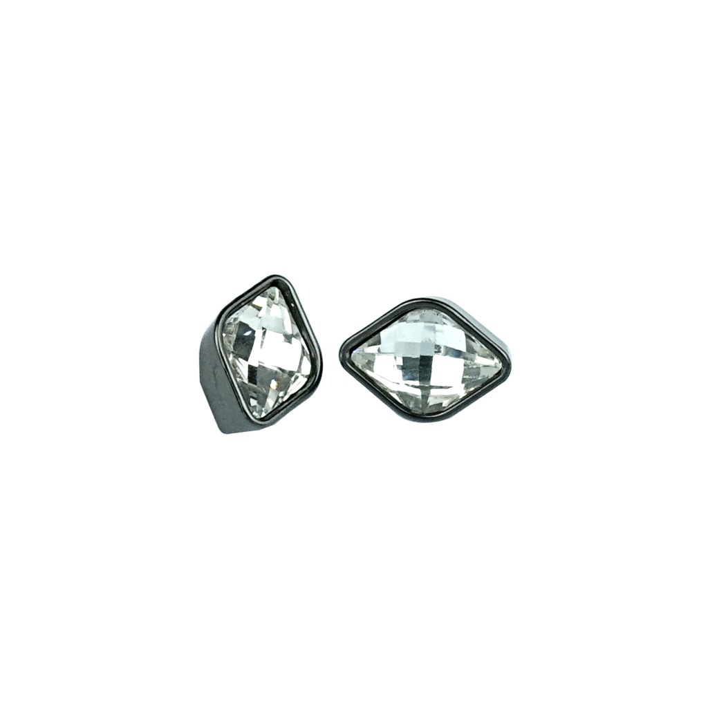 Metal Horse Eye Swarovski Button