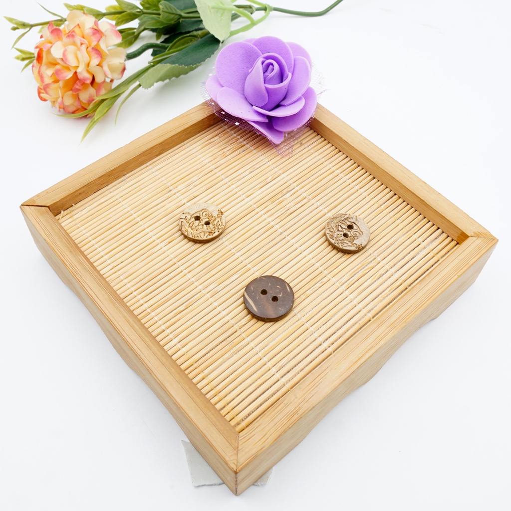 Vintage Design 2 Hole Coconut Button