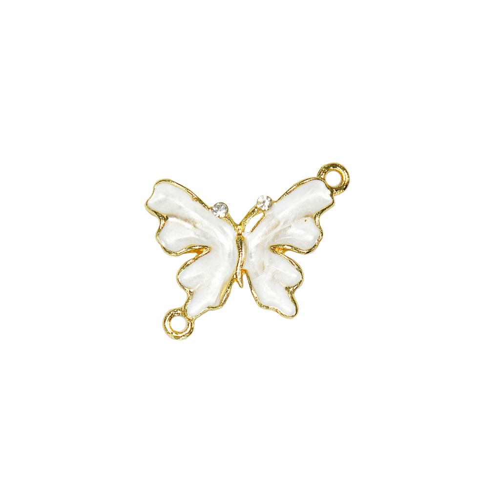 Double Hook Butterfly Shape Fancy Button