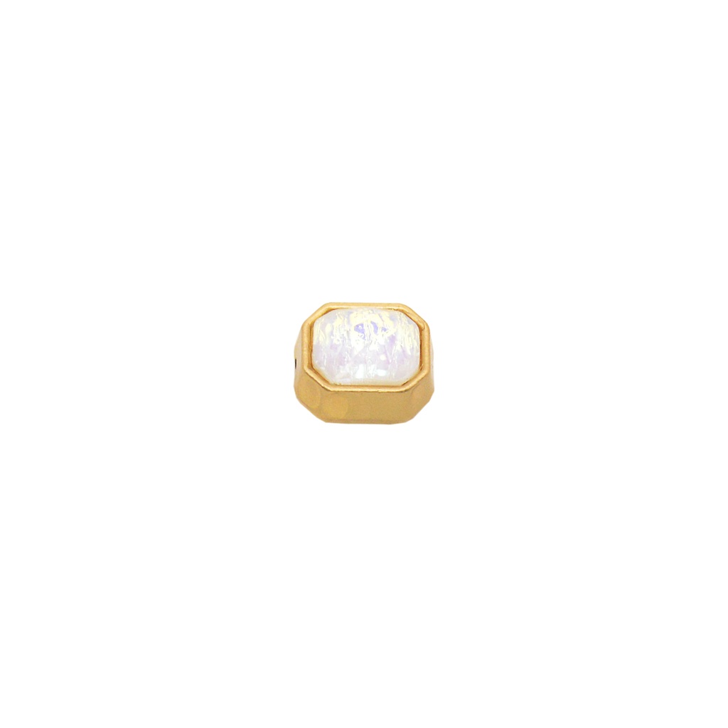 Gold Base Crystal Button