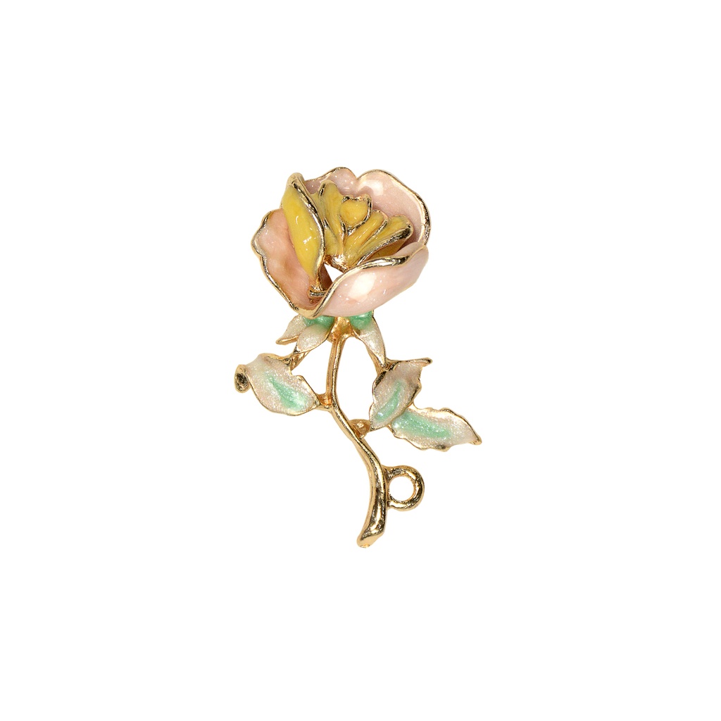 Gold Base Rose Flower Hanging