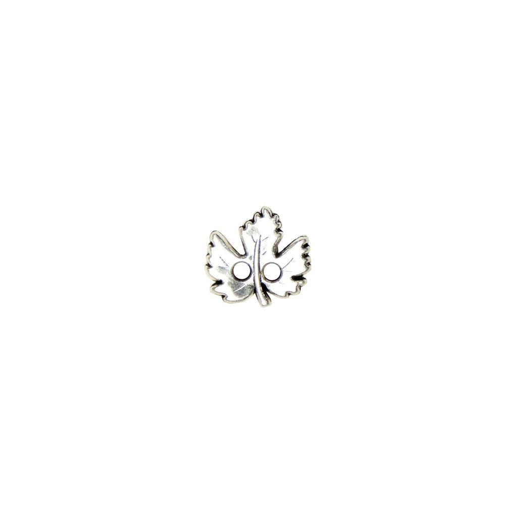 2 Hole Maple Leaf Shape Button
