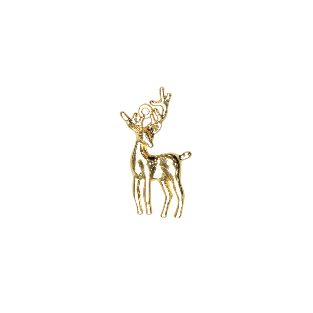 Metal Swamp Deer Pendant